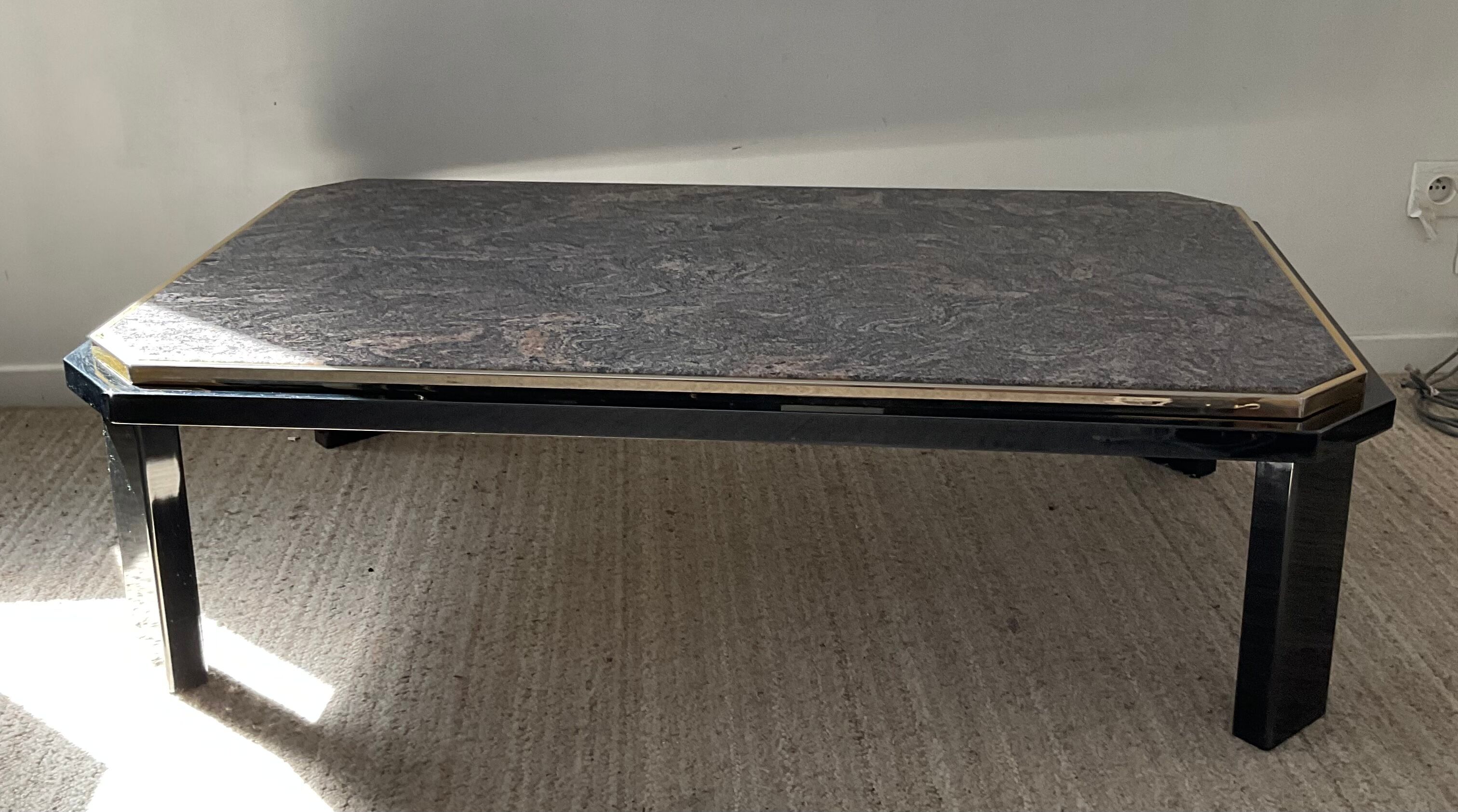 Vintage Fedam coffee table from the 80s