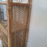 Rattan shelf/cabinet
