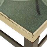 Vintage Square Ceramic Plant Table Tile Table Sixties