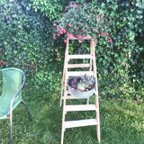 Stepladder in rough wood