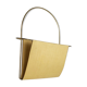 Vintage Brass Wall Hanging Magazine Holder, Austria, 1950s