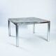 Kho Liang Ie for Artifort dining table marble aluminium, 1970s