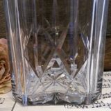 Vintage cut glass whisky carafe