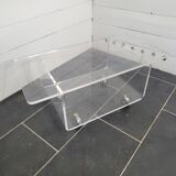Plexiglas coffee table from the 70s