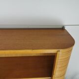 Rattan wall display case 60'