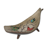 Butterfly fruit cup - Gabriel Fourmaintraux desvres