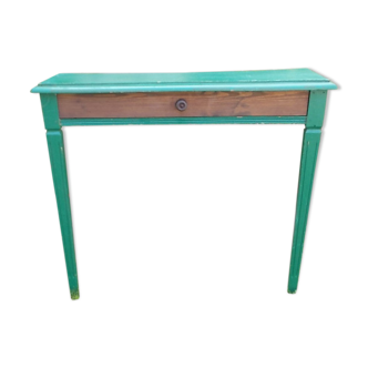 Green wood console