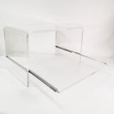 Modernist cabinet - plexiglass, Italy, 1970s