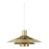Danish vintage Jeka pendant lamp by Kurt Wiborg, 1980s