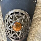 Moroccan sconces in patinated metal