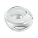 Hand-formed glass vase, minimalist design, Formano Germany, 1980s.