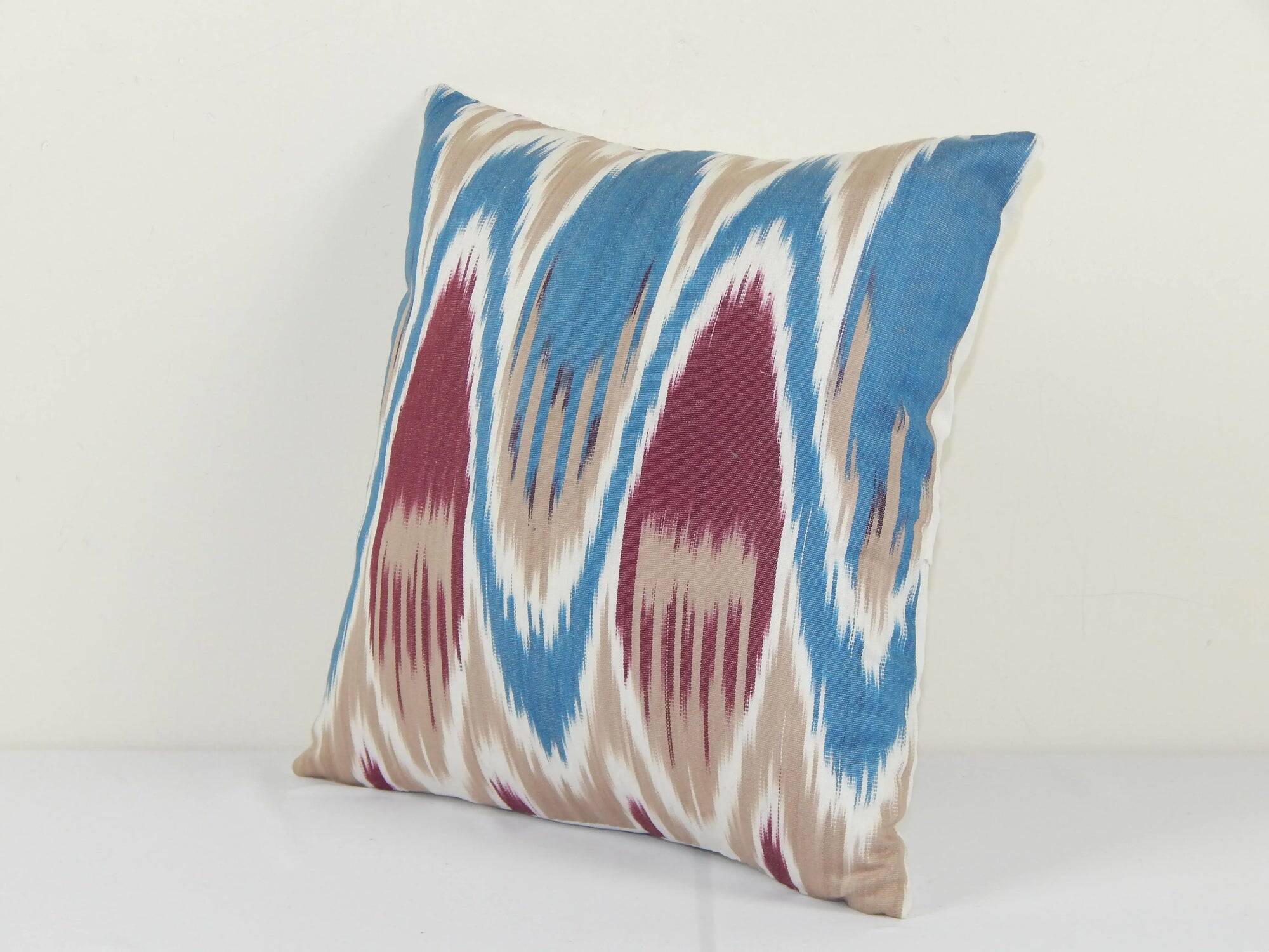 Vintage ikat cushion cover 30x33 cm