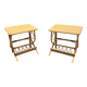 Rattan bedside table