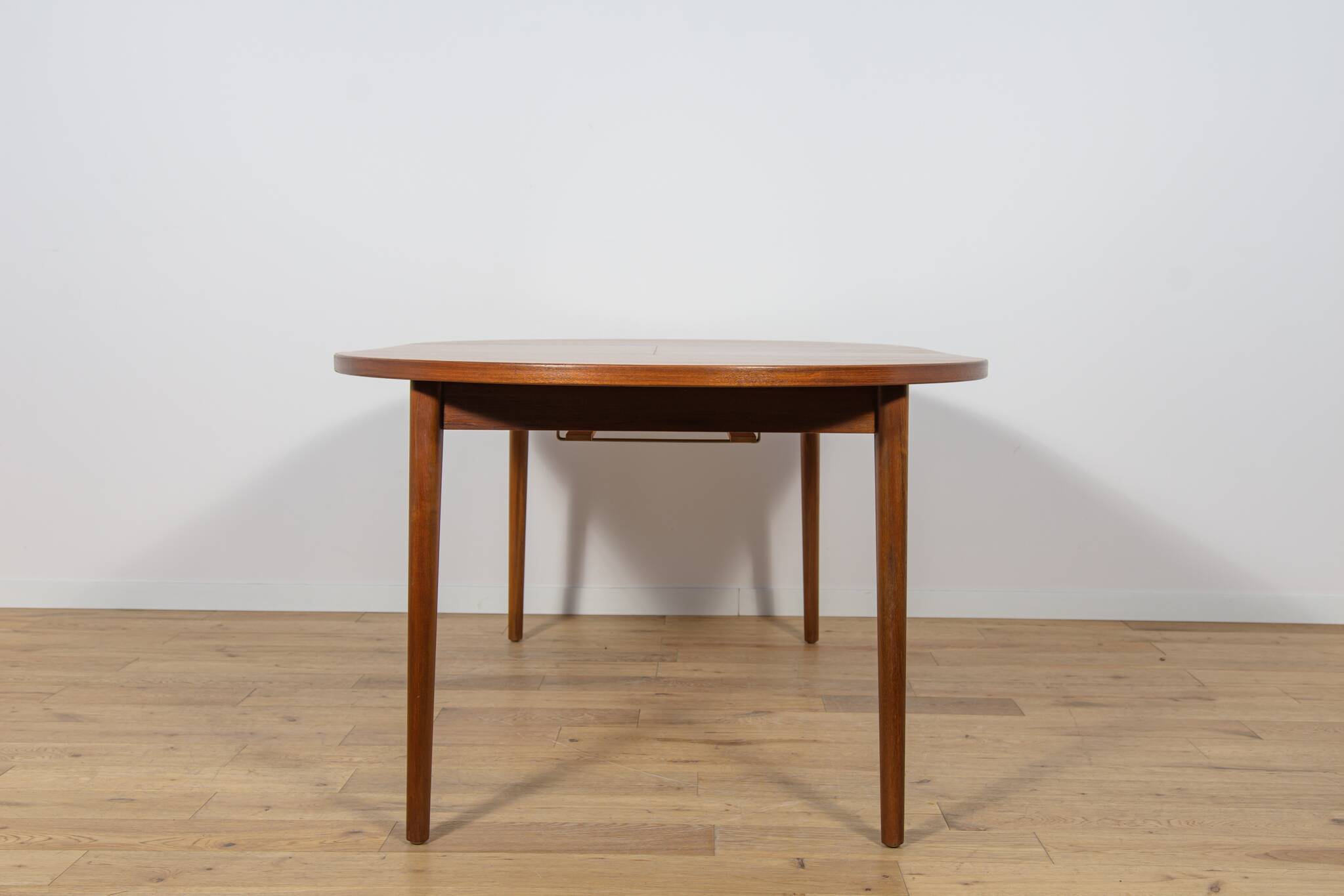 Mid-Century Round Teak Dining Table by Nils Jonsson for Hugo Troeds, Sweden