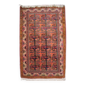 Tapis turc vintage sélectionné - 4x6 pieds | Tapis tribal Oushak fait main