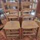 Chaises paillees ancienne tres bon etat
