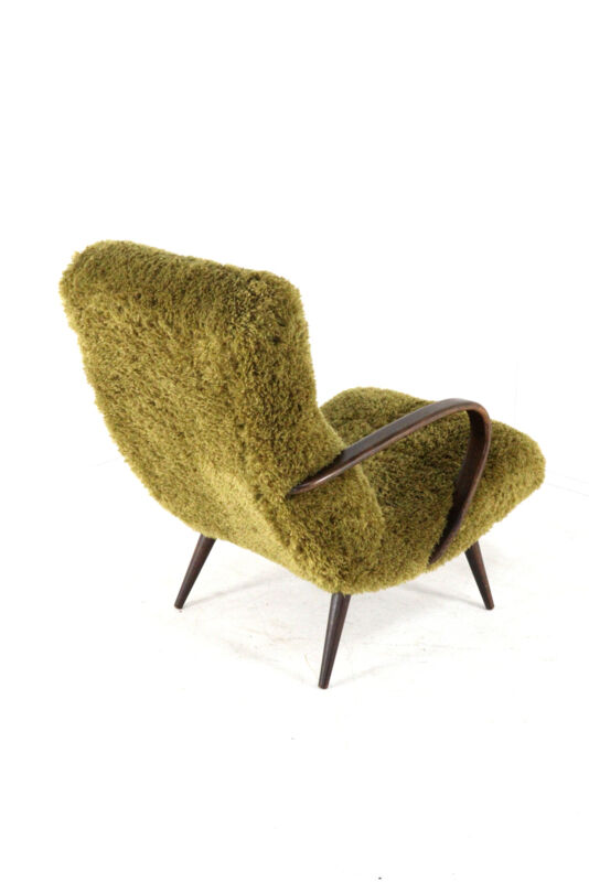 Doodly armchair - mid century modern - one off a kind upholstery