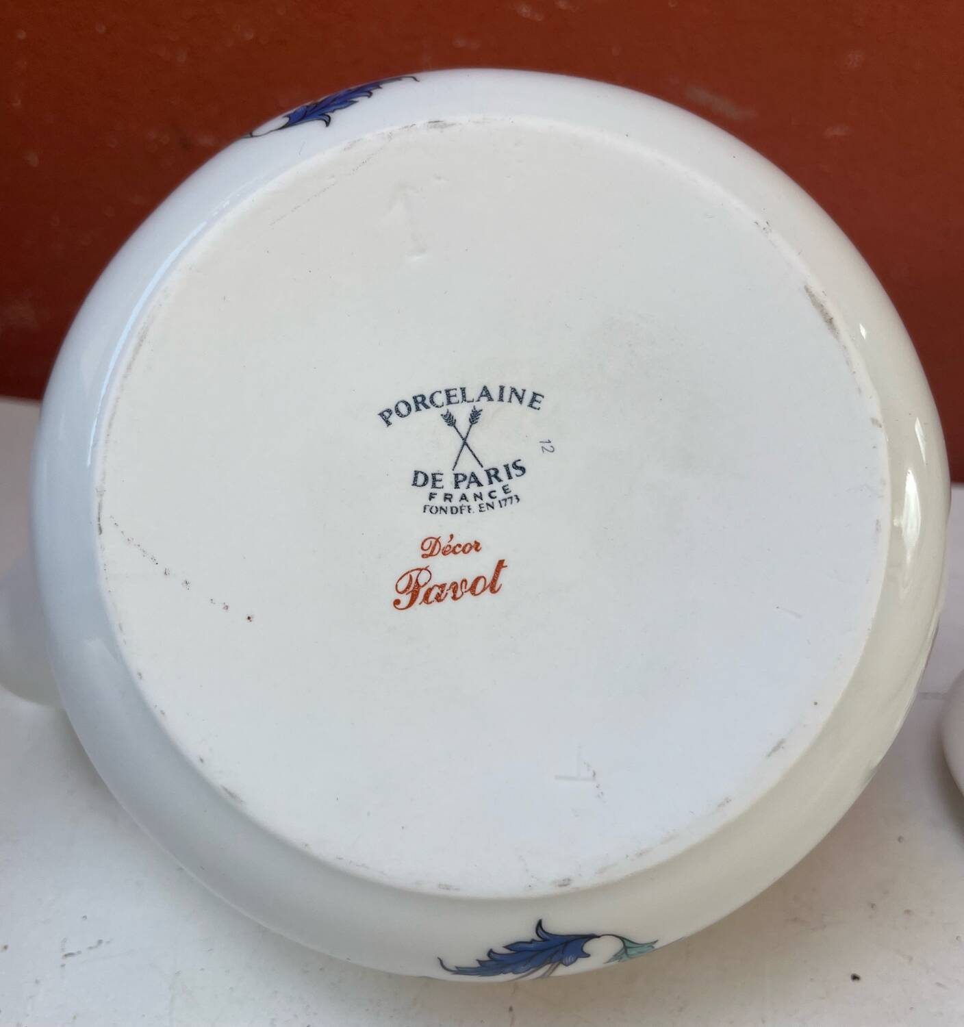Porcelain teapot