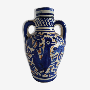 Small blue vase
