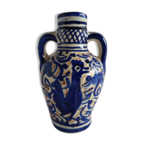 Small blue vase