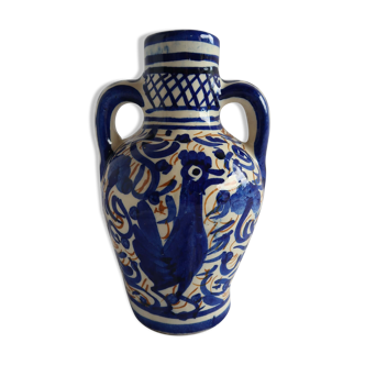 Small blue vase
