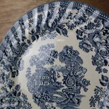 5 Tonquin and Myott English flat plates, Staffordshire blue model