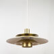 Danish vintage pendant lamp by Kurt Wiborg, Jeka, 1980s