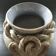 Vase décor cordage en barbotine