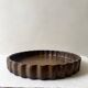 Ceramic pie dish (turned stoneware) France 1960