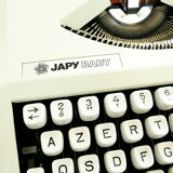 Japy baby Hermes cream new ribbon typewriter