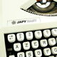 Japy baby Hermes cream new ribbon typewriter