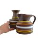 Bitossi Ceramic Vase and Pitcher Set by Aldo Londi, Handmade in Italy