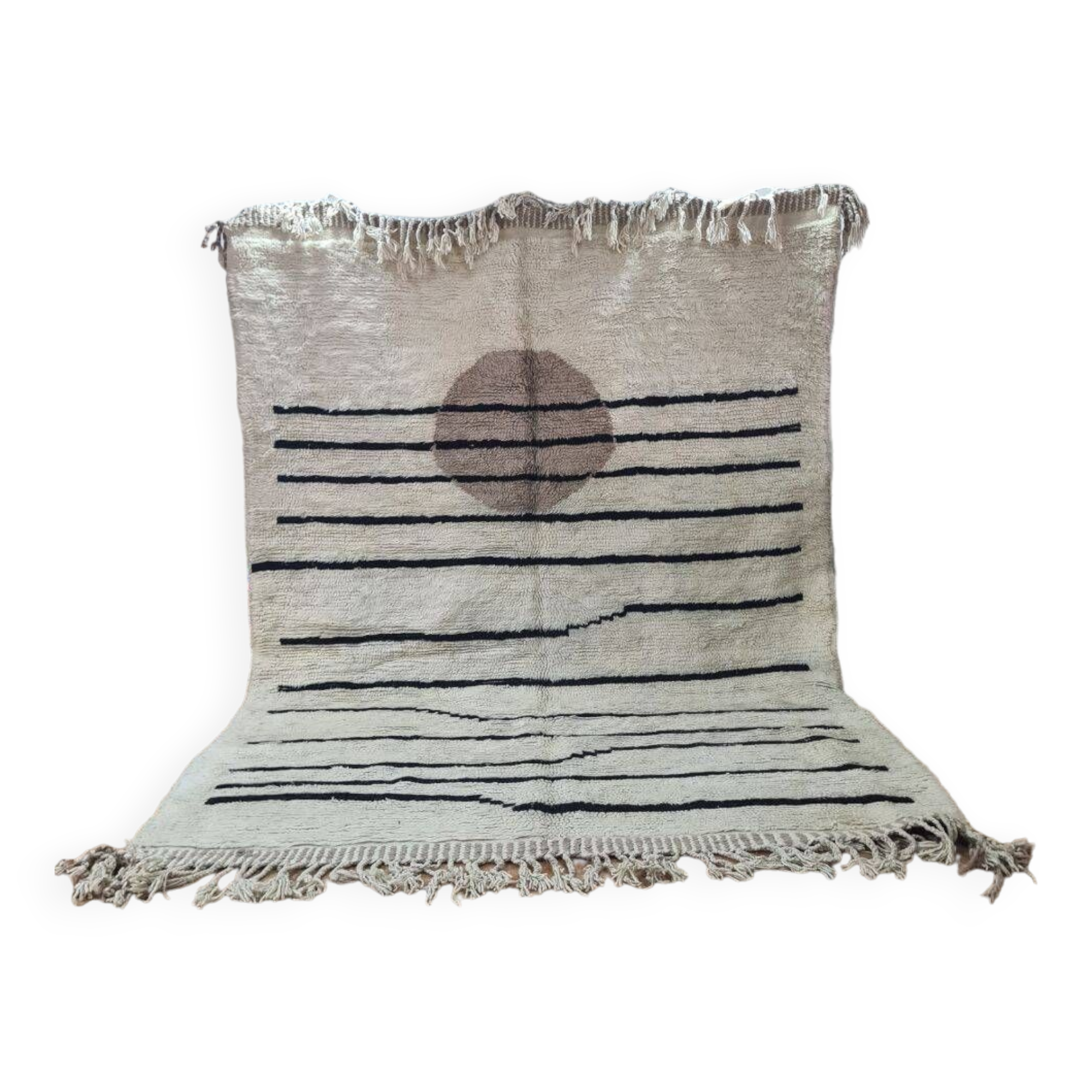 Handmade wool Berber rug 300X200 cm