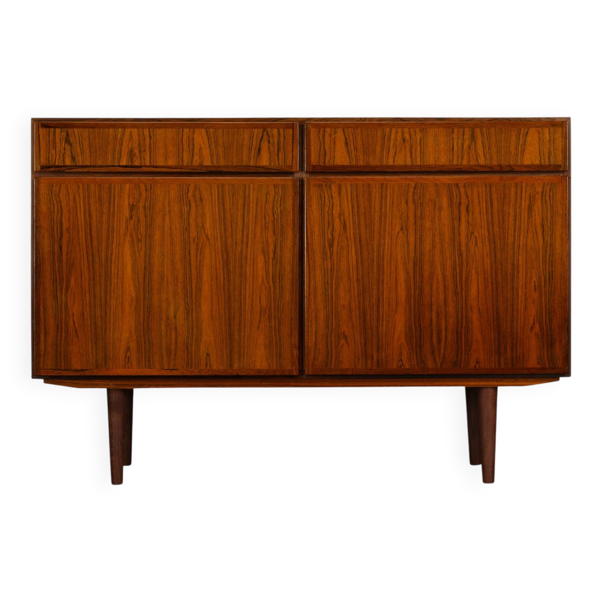 Danish Small Rosewood sideboard by Omann Jun Mobelfrabik, 1960s