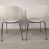 Paire de fauteuils sintesi orbite large