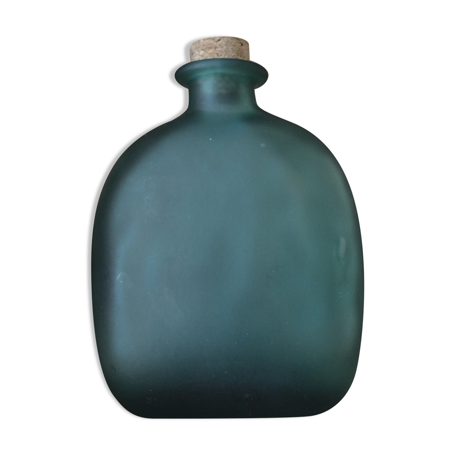 Turquoise blue bottle