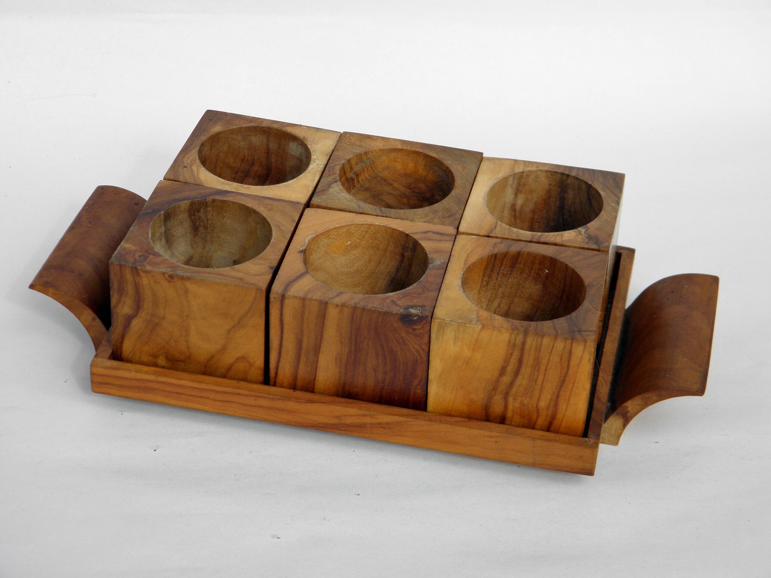 Wooden egg display