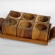 Wooden egg display