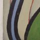 Oil painting on canvas "mask" franco prayer (1924) 50 x 60 cm