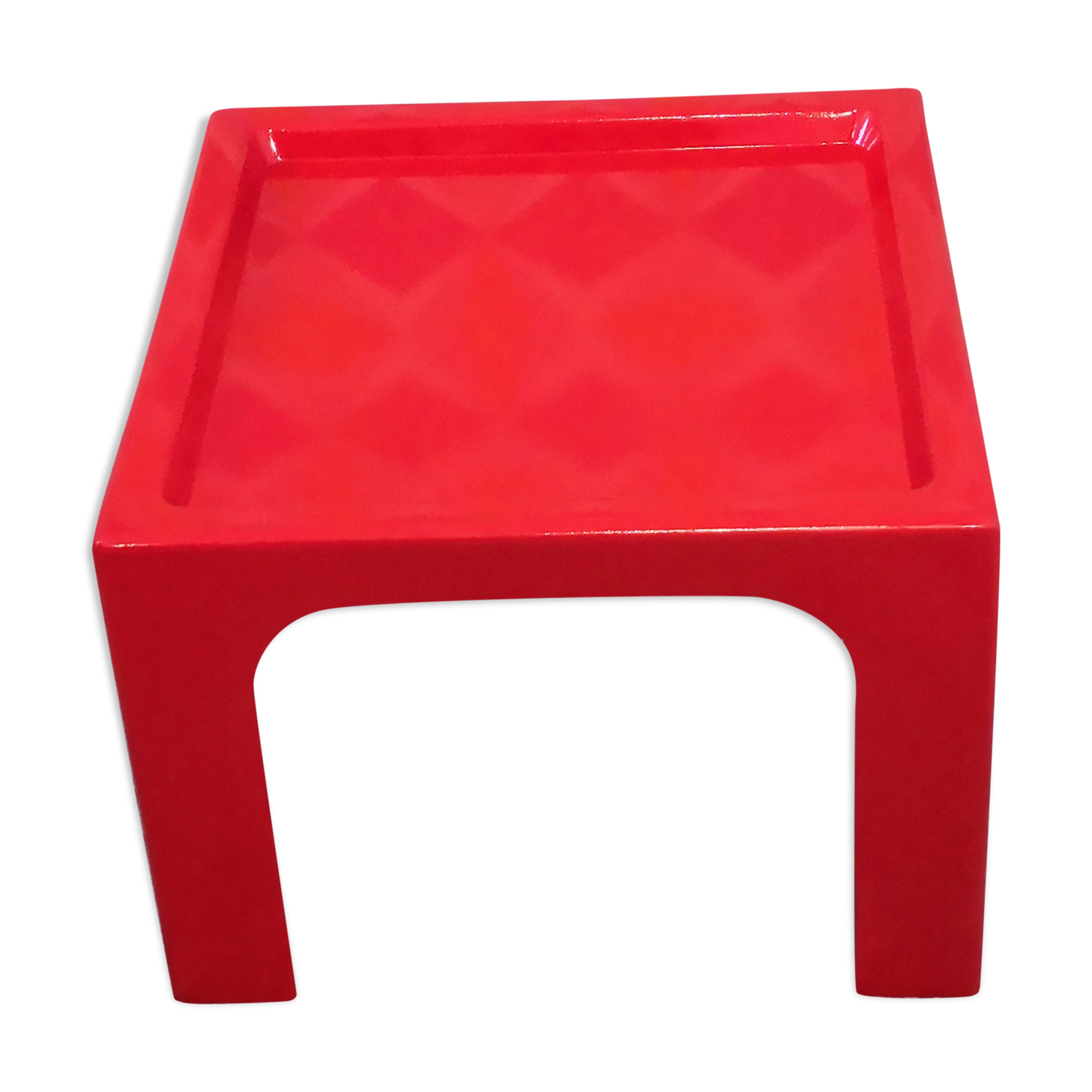 Table basse fibre de verre 70