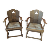 Pair of Dutch chairs