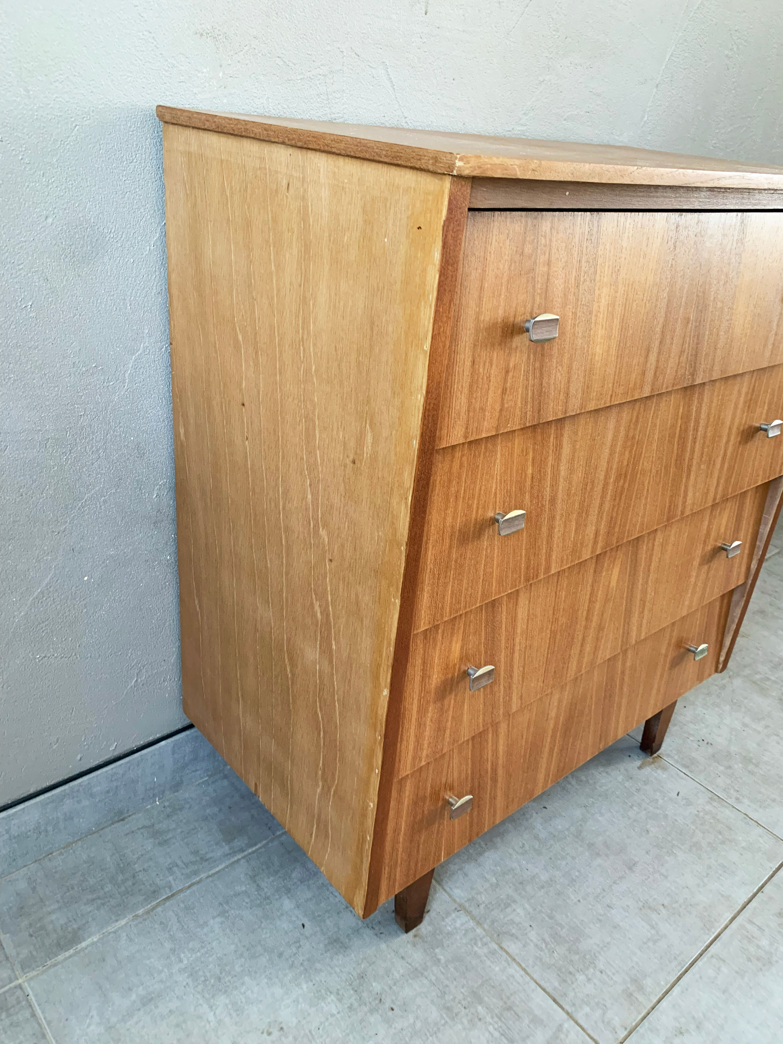 Scandinavian vintage chest of drawers, 50s
