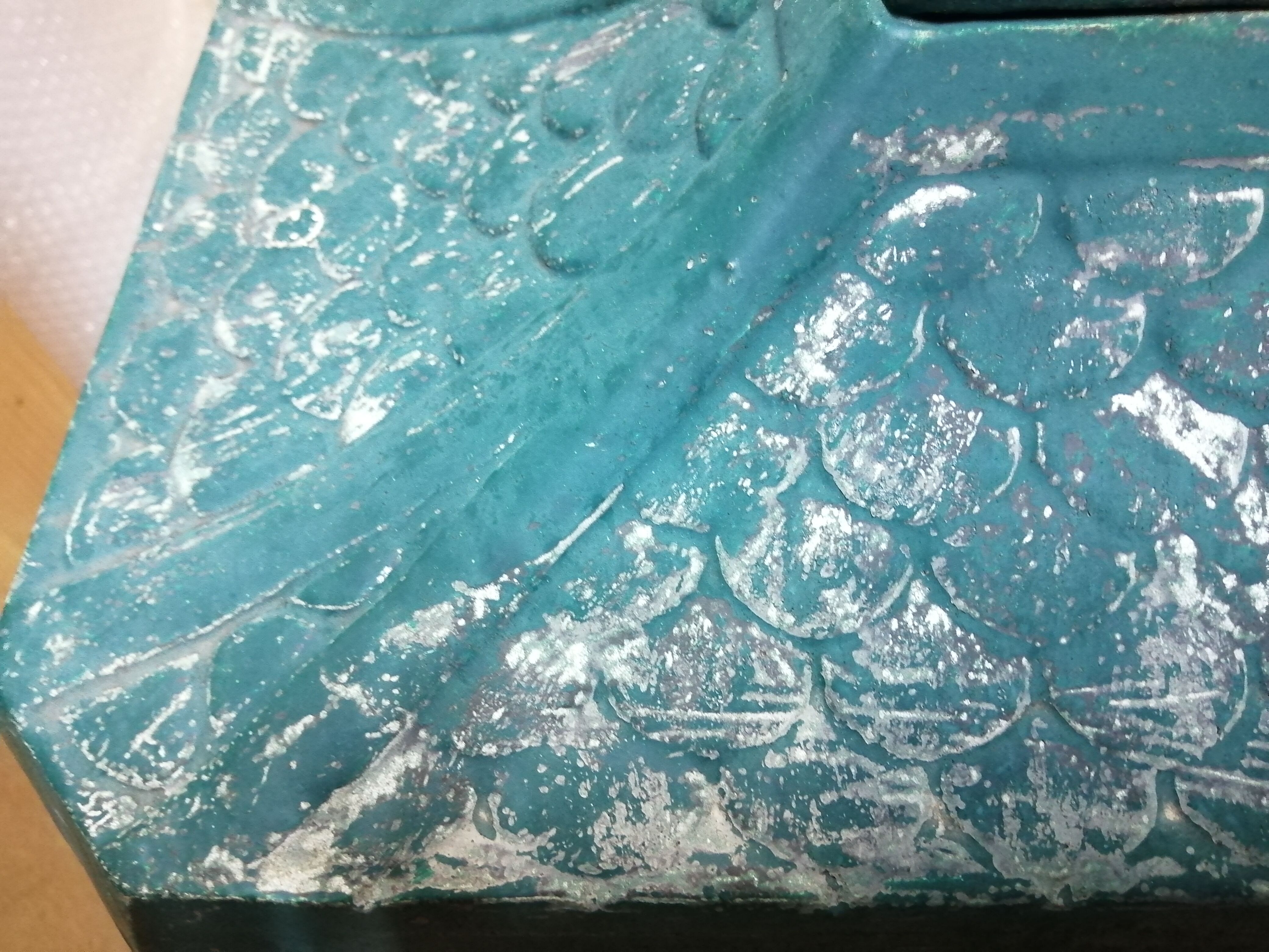 Old cast iron mailbox "Relais de Poste"