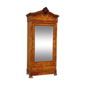 Ice cabinet, 1 door, walnut and walnut magnifying glass