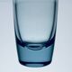Original blue glass vase by Per Lütken for Holmegaard, Denmark, 1960s.