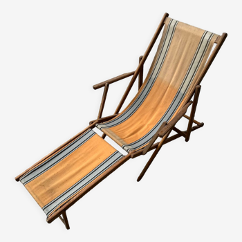 Transat vintage chaise longue 1960/70