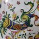 Round earthenware dish from Gien XIXth Horn of Abundance