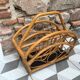 Rattan magazine holder