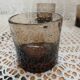 4 bubble glass water glasses