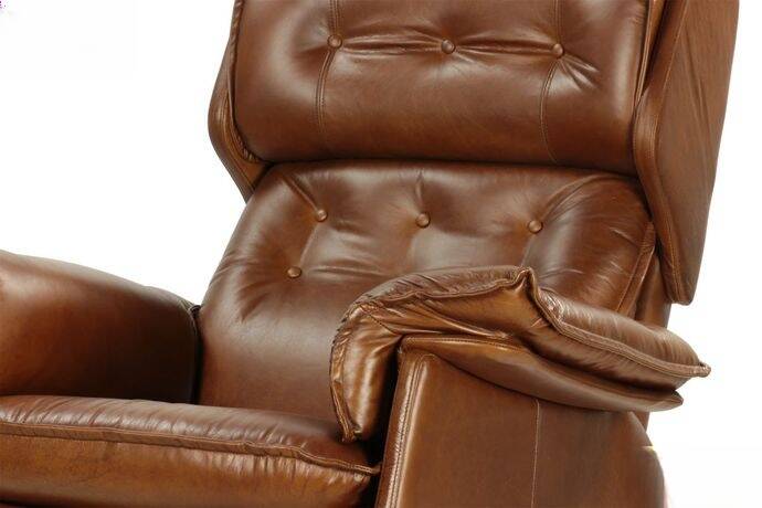 Havana Leather Armchair (New) - Decoduweb - free delivery